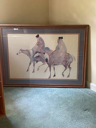 Vintage Carol Grigg framed print 1