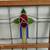Early 21x44 inch Leaded Stained Glass Panel 3 thumbnail