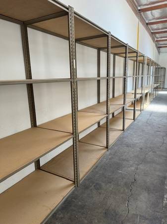 4 Tier Storage Heavy Duty Boltless Rack Shelves 48 in W x 30 in D 1