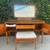 Mid Century Modern Greaves and Thomas Teak Dressing Table with Mirror 9 thumbnail