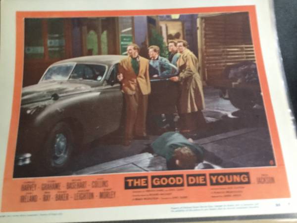 Joan Collins Laurence Harvey "The Good Die Young" 11"x14" poster 1