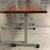 DEEP BROWN SIT/STAND MOBILE DESKS 7 thumbnail