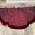 Christmas Tree Skirt —  Burgundy Satin and Velour (55” in diameter) — ONLY 1 thumbnail