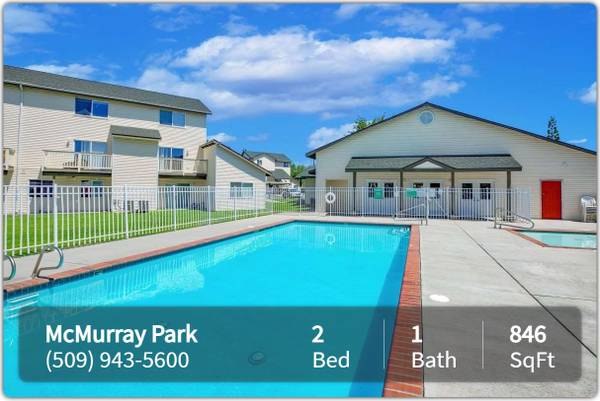 $1,321 / 2br - 846ft2 - Excelentes planos de 2 habitaciones y 1 baño. ¡Únete a nosotros! (Richland - Cerca del río Columbia)63697264150531121