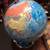 TABLE TOP WORLD GLOBE APPROX. 14” TALL 2 thumbnail