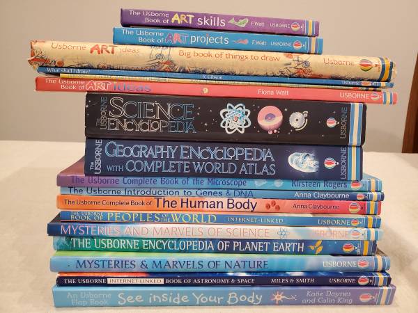 Usborne Art/ Geography / Science Books for School Kids 1