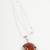 Vintage Baltic Amber Sterling Flower Pendant W/Sterling 20" Necklace 2 thumbnail