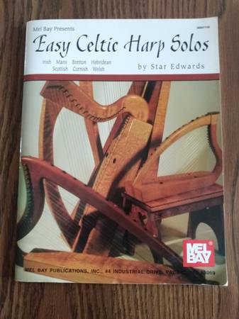 Easy Celtic Harp Solos by Star Edwards -- Harp Music Book 1