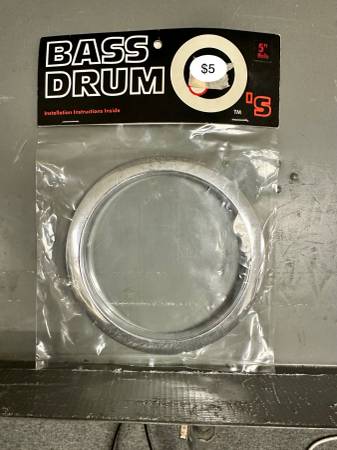 Bass Drum Os Chrome Ring Port 5" 1