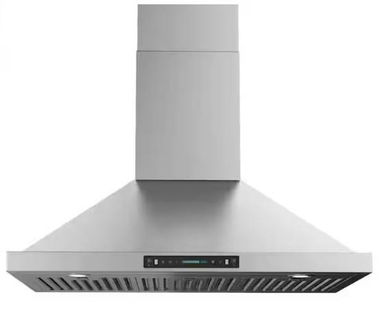 NEW Throes 36 in. 900 CFM Wall Mounted Stainless Steel Range Hood 1