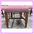 Loggia Showroom Custom Design Red Diamond Patterned + Nailhead Dining 8 thumbnail