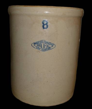 Pacific Clay Co. 8 Gallon Stoneware Crock 1