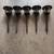 Set of 5 Solar Landscape Lights-Metal Frames and Glass Lenses 1 thumbnail