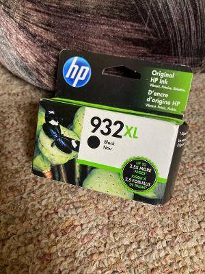 HP 932XL High Yield Black Original Ink Cartridge, CN053AN#140 1