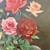 Framed Red/Pink Roses in Crystal Vase Painting By A. Behrend. 8 thumbnail
