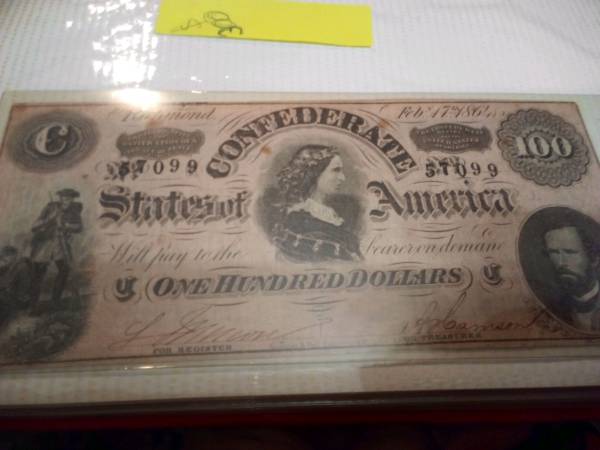 1864   Richmond ....States of America Confederate $100 1