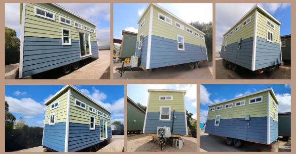 TINY HOUSE ON WHEELS FOR SALE  FINISHED WITH BATHROOM AND APPLIANCES 1