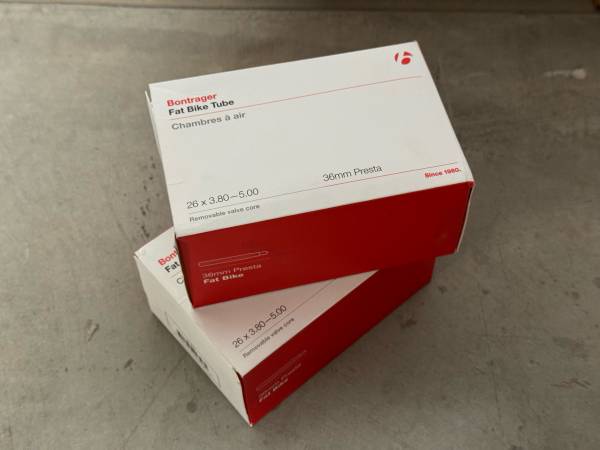 Bontrager fat bike tubes 1