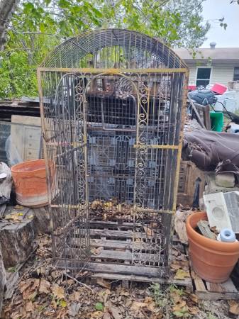 XL Wrought Iron Birdcage 1