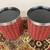 Set of 2 Moroccan  Ottoman’s w/ Removable Tv Tray Table Top 20” x 20” 1 thumbnail