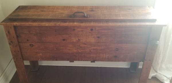 ~ Estate sale of unique items, MCM Vintage, barn wood beer console... 1