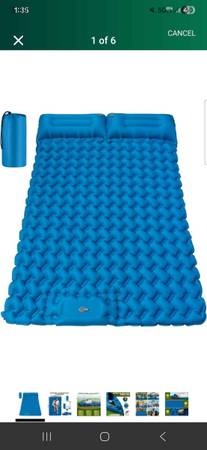 Inflatable Double Camping Bed - New 1