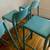 4 Ezpeleta “Attic” Bar Stools in Aquamarine — Spanish Design 8 thumbnail