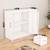 NEW Metal Storage Cabinet with 2 Doors and 3 Drawers - White 2 thumbnail