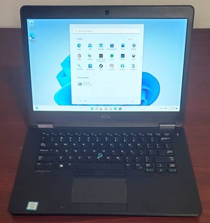 DELL E7470 i5 Touchscreen 8GB RAM 128GB SSD WIN 11 Office Webcam 1