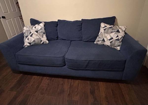 Blue sofa for sale 1