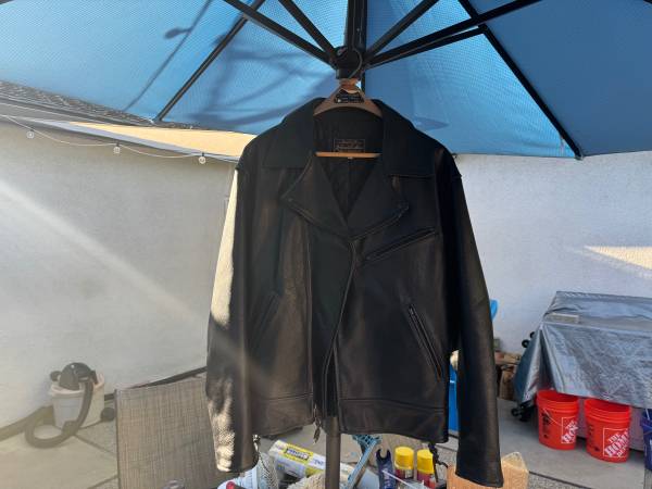 Heavy Duty Leather Motorcycle Jacket 1