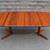SOLID TEAK DANISH Mid Century Round Teak Dining Table 2 Leafs 1 thumbnail