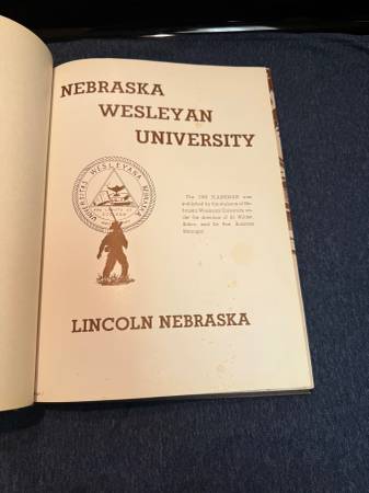 Nebraska Wesleyan University The Plainsman 1950 Annual Yearbook Lincol - $20 (Bellevue)63471355477761121