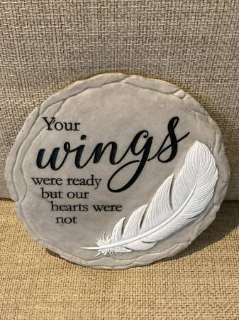 New “Spoontiques” Round Wall Plaque/Path Stone 1