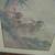 ATTRACTIVE MATTED FRAMED ASIAN PRINT OF RABBITS & CHERRY? BLOSSOMS 2 thumbnail