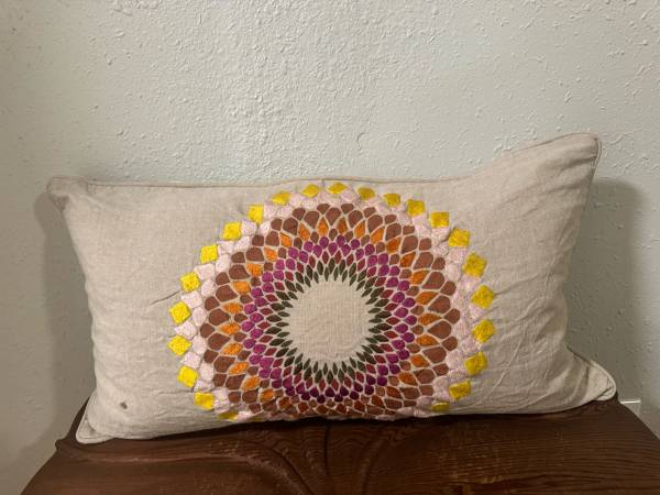 Feather down rectangle throw pillow 1
