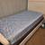 White Wood Twin Size Bed w/mattress 4 thumbnail