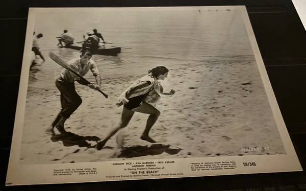On the Beach original 8"x10"photo 1959 Gregory Peck, Ava Gardner 1