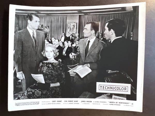 Vintage Alfred Hitchcock NORTH BY NORTHWEST (1959) still 1