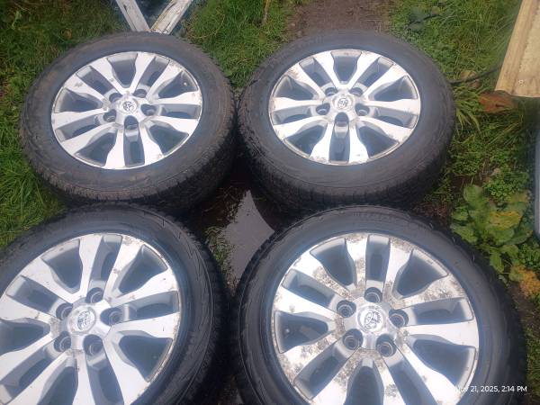 20 inch Toyota rims and tires 1