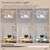 Water Ripple Bedroom Ceiling Lights: Square 11.8" Clear Crystal Glass 5 thumbnail