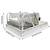 70*100cm White Attic Pull Down Ceiling Ladder Stairs 022720 5 thumbnail