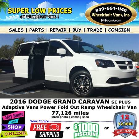2016 Dodge Grand Caravan Wheelchair van    1