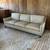 Ethan Allen Modern Cream Leather 8ft 94”L 36”D 35” H Three Seat Sofa 1 thumbnail