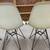 Vintage MCM Original Eames Eiffel Tower Fiberglass Side Chairs (4) 3 thumbnail