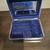 Small Silver Plated Jewelry Box with Mirror and Blue Velvet Interior 1 thumbnail