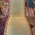 Palecek Green Ribbed Rattan Chaise Lounge 2 thumbnail