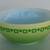 PYREX 4 QUART GREEN YELLOW SQUARE and DOT OMBRE CINDERELLA PROMOTIONAL 1 thumbnail