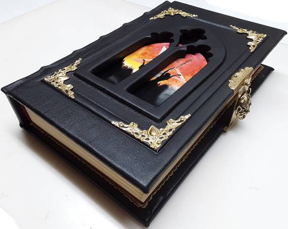 Leather-Bound Grimoires Book of Shadows - Occult Demonology Witchcraft - $163471471332097121