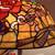 Large RED ROSE Floor Lamp stained glass (now half price) 2 thumbnail